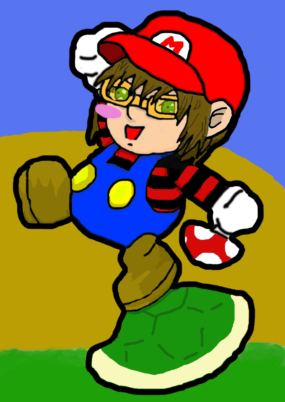 Matty Mario (Colored) by Mizuhebicutie