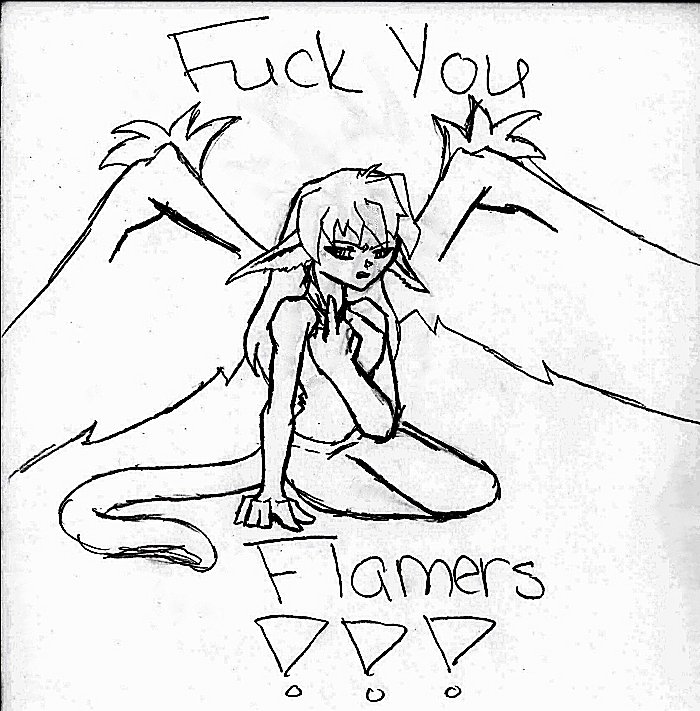 f*** you flamers! by Mokubas_Girl