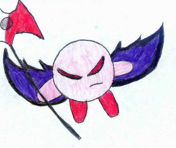 Demon Kirby by MoleFromVolcano