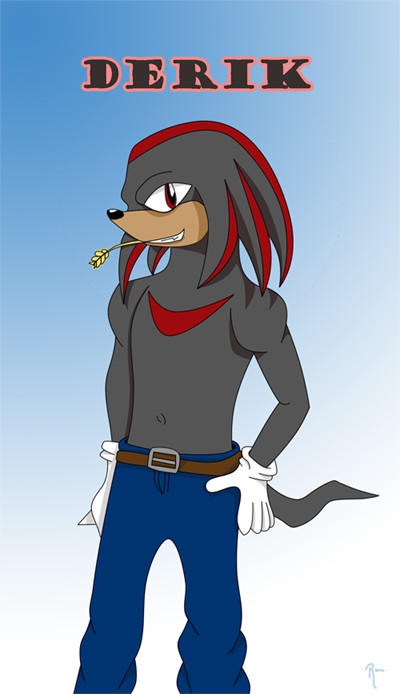 Derik the Echidna (For TailsLover80) by MooSaidTheDuck