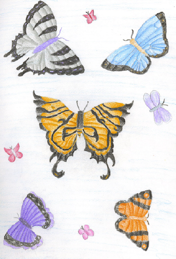 Pretty Butterflies ^ ^ by MoonDreamer