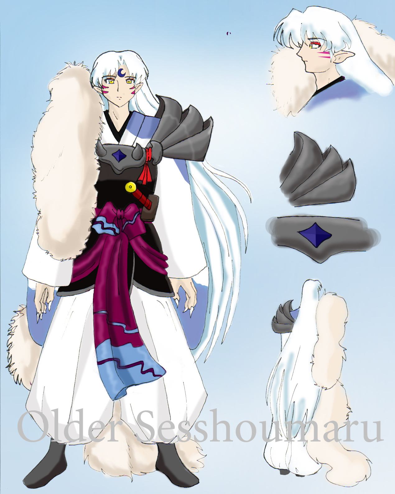 Sesshoumaru's new attire by MoonGlow