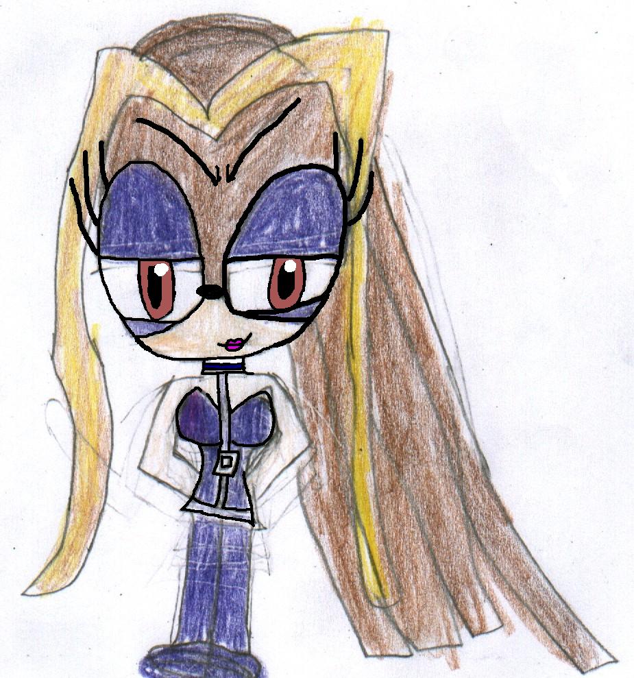 Darcy in a hedgehog form(a sonic x crossover) by MoonPartner