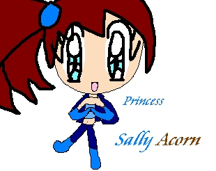 Chibi Human Princess Sally Acorn! by MoonPartner