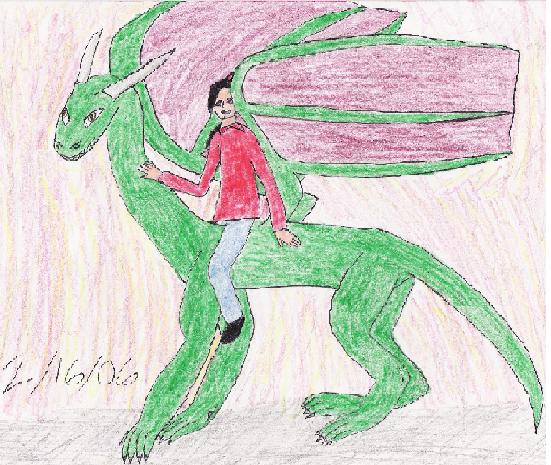 Michael Jackson's Pet Dragon by MoonWalker82958