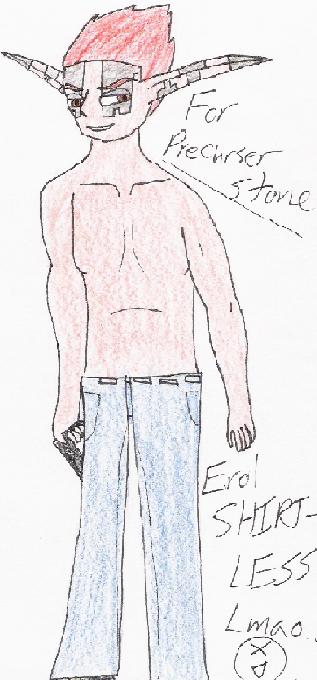 Erol Shirtless.. LMAO!!! by MoonWalker82958