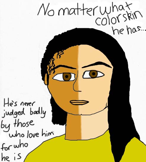 No matter what color skin he has... by MoonWalker82958
