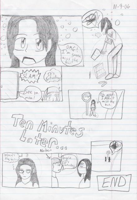 I missed the bus! (comic) by MoonWalker82958