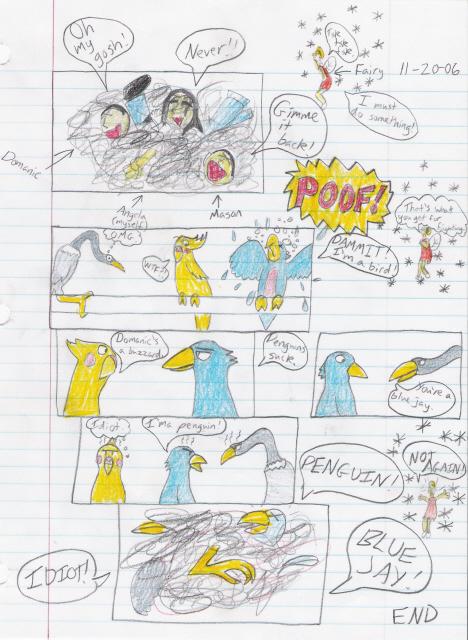Me and my friends turn into birds COMIC by MoonWalker82958