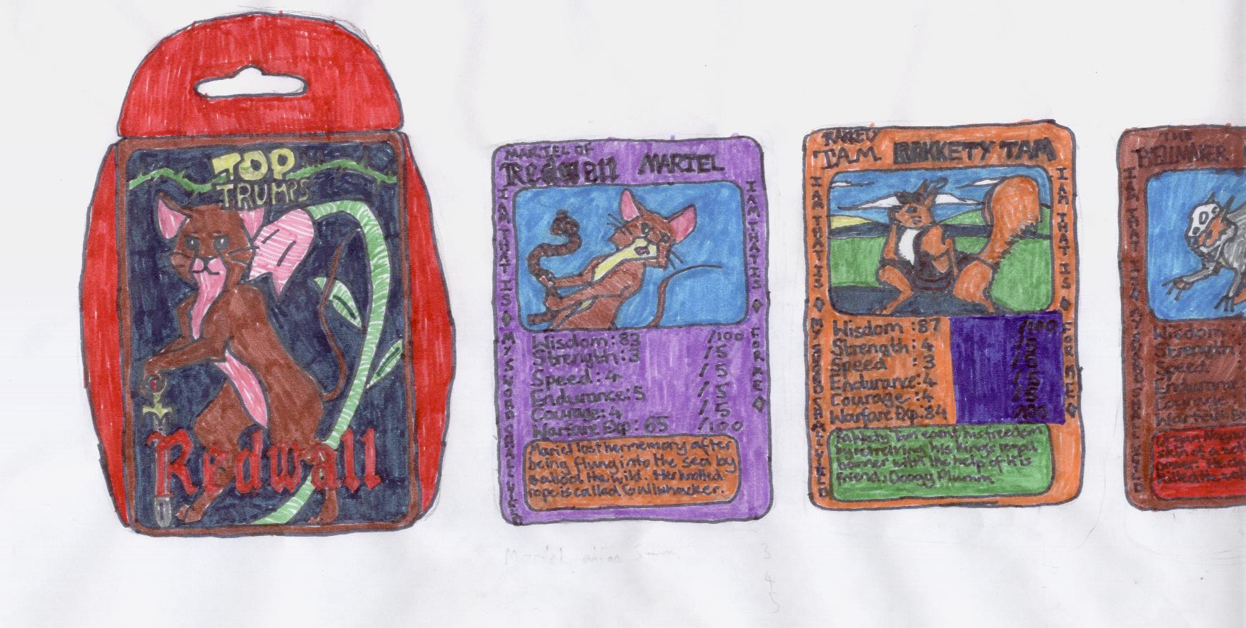 Redwall Top Trumps comp. entry by MoonWolf2000