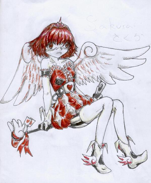 Sakura- Lucky Card Costume by MoonWolf2000