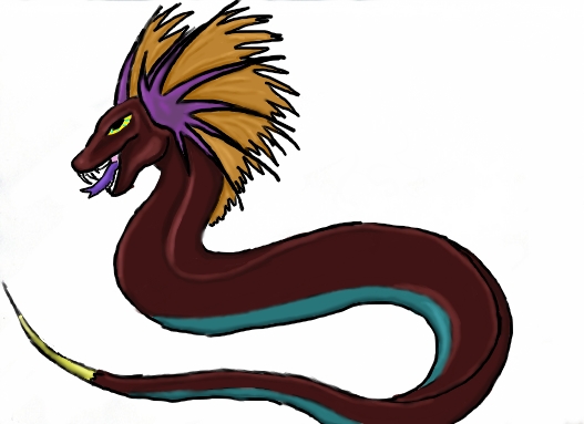 Fin Crested Serpent by Moon_Bind