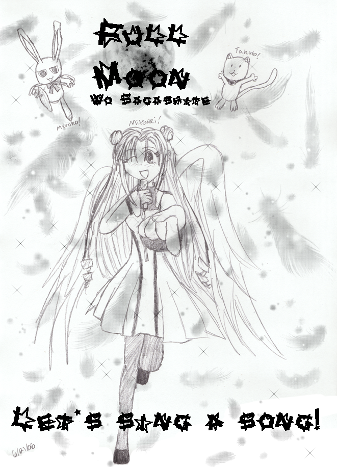 Mitsuki says, Let's sing a song! by Moon_Princess