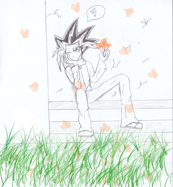 Yami doesn't like Fall (Without lighting effects) by Moon_Princess