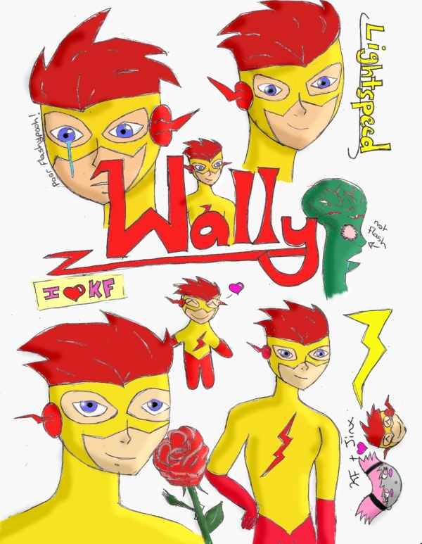 Character Sheet: Kid Flash by Moonchild10