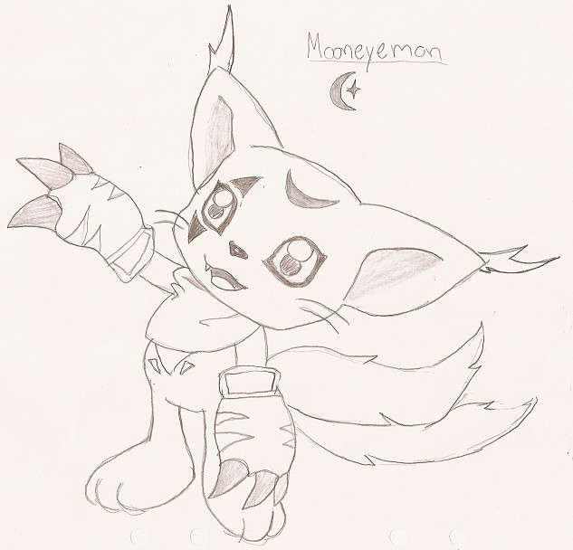 Mooneyemon (My Digimon OC) by Mooneyemon