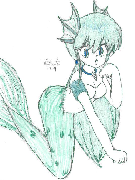 Mermaid Ranma by Moonlady_31000