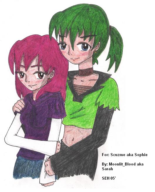 *Request for Scuzme* Scuzme and Human Gir by Moonlit_Blood