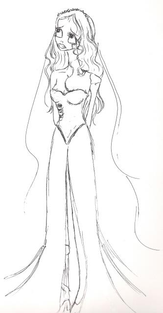 Corpse Bride Sketch by Moonlit_Blood