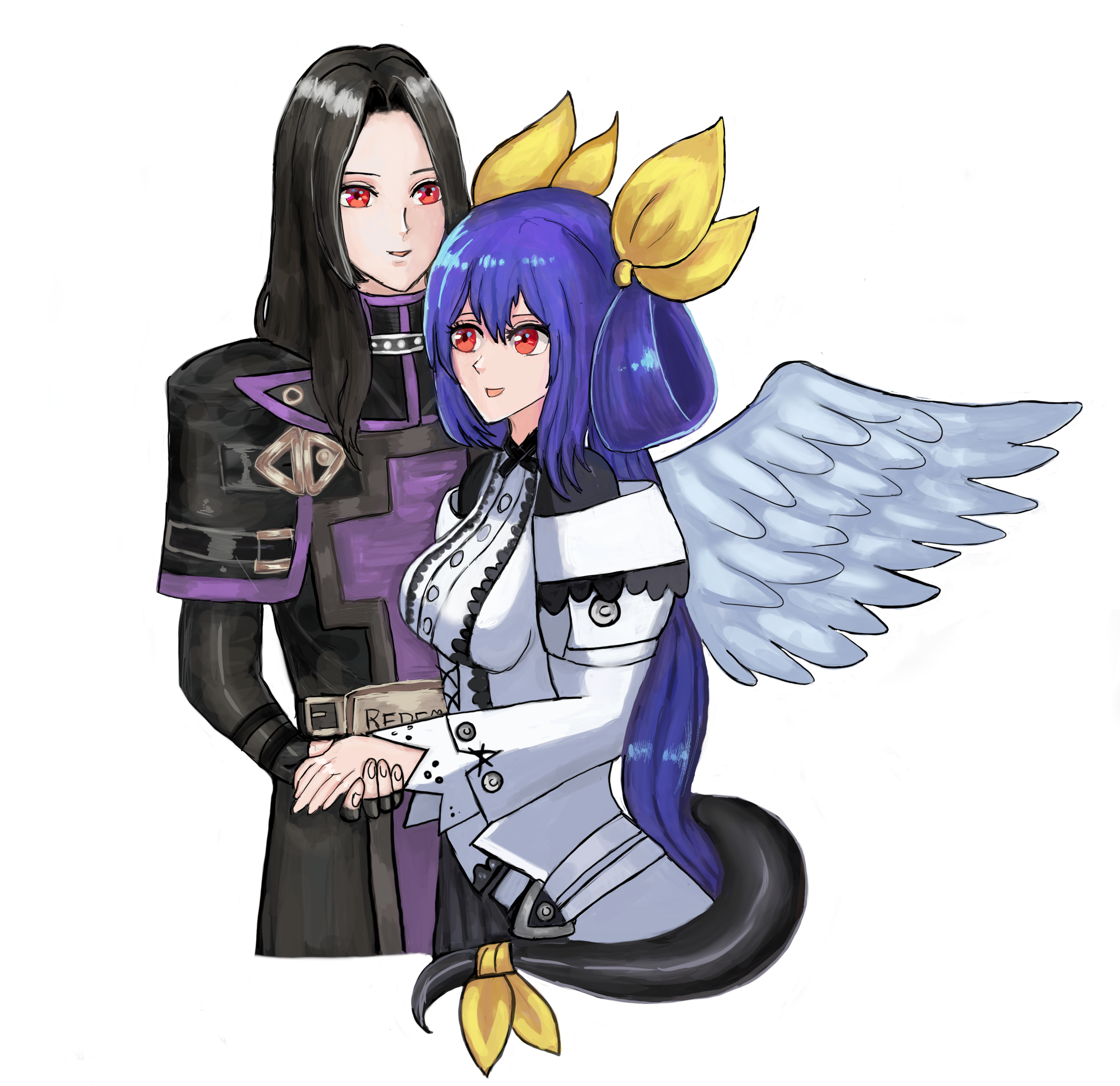Testament and Dizzy by Moontearsart