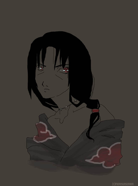 itachi doodle by MoreSunScreen