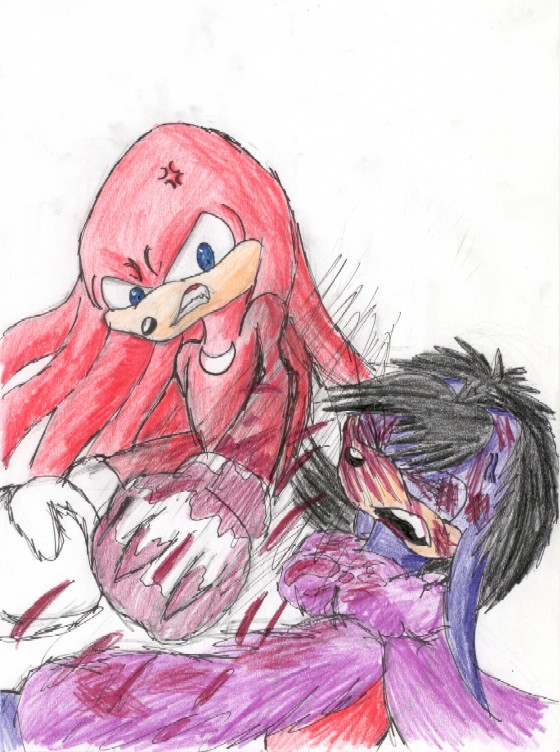 Peeved knuckles by Moreta_Echidna