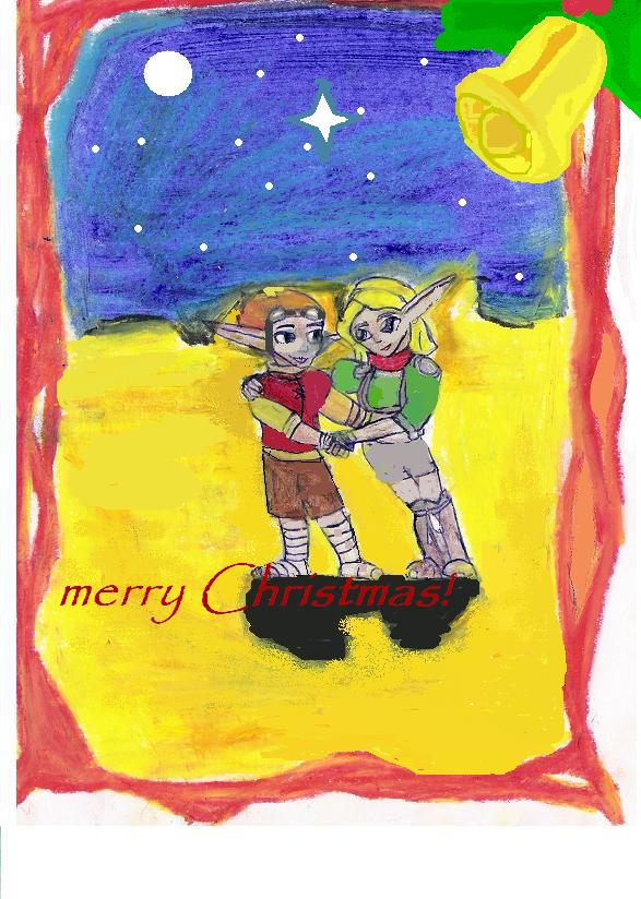 A Christmas card for Tess and Dax by Morgane
