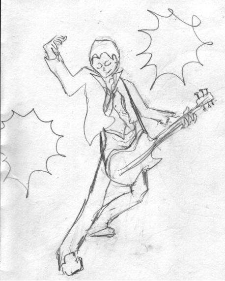 a rock star rockin'!! by Mori