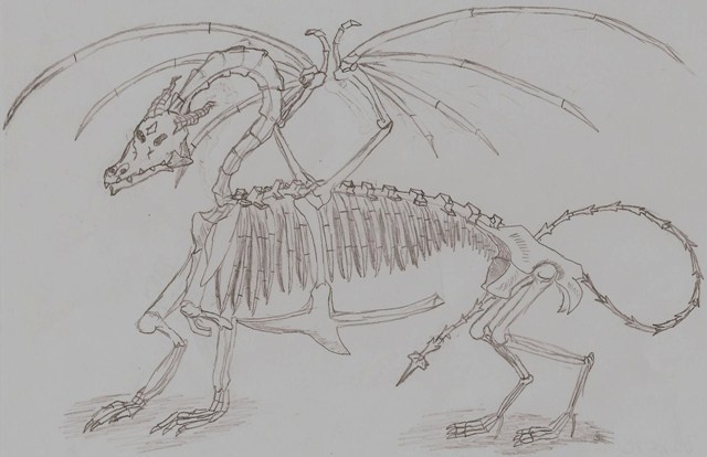 Skeletal Dragon by Morpher