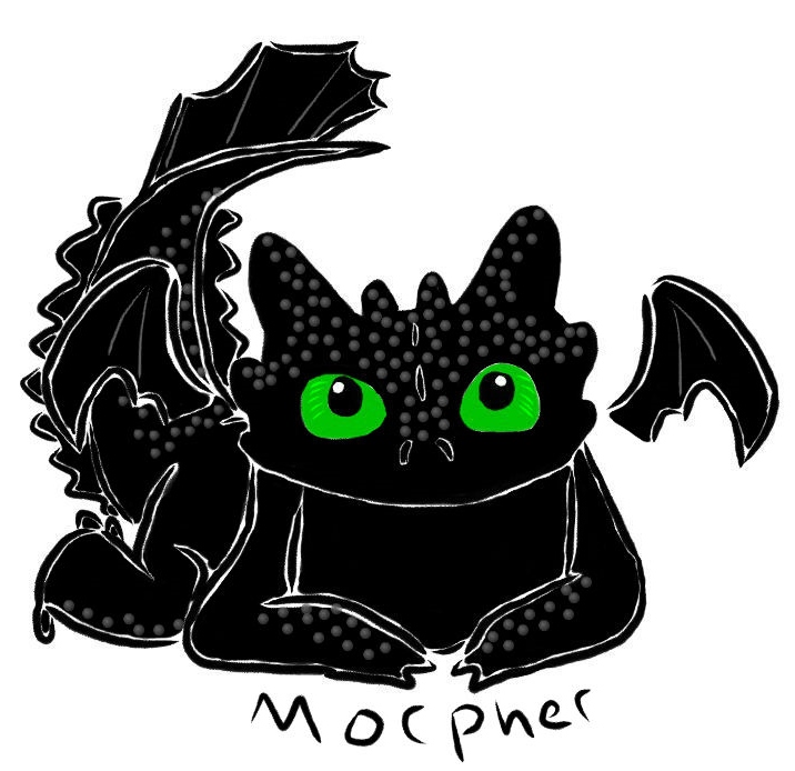 Chibi Toothless by Morpher