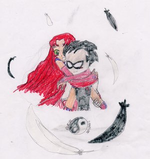 Yin Yang: Robin x Starfire by Morrie-chan