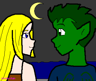 Beast Boy and Terra by Morrie-chan