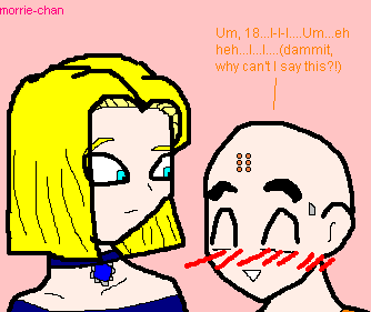 18 and Krillin by Morrie-chan