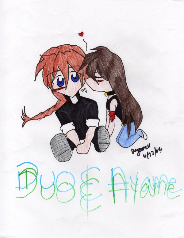 Duo and Ayame by Motoko323