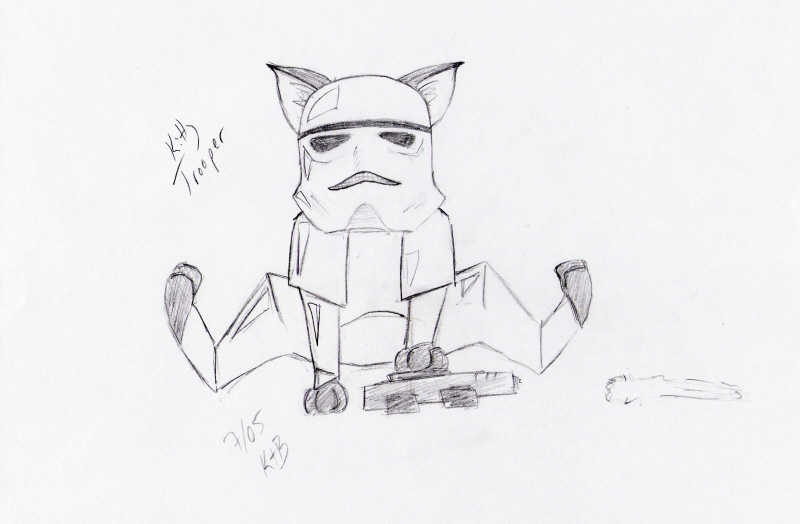 *Star Whiskers* #4 Kitty Trooper by MountainLilly