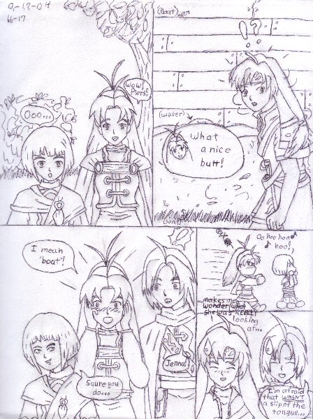 "Piers' Boat" mini manga by Mouse-chan