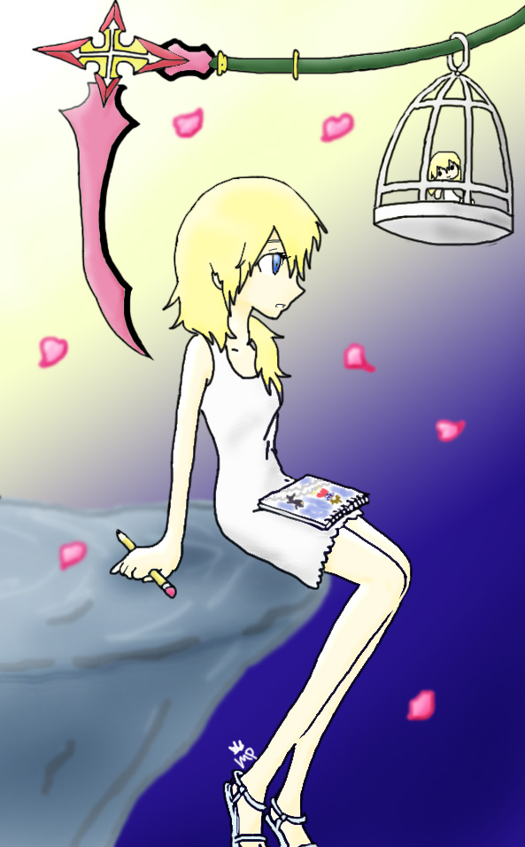Namine~ colored by MpJa-KINGDOM-HEARTS-lover