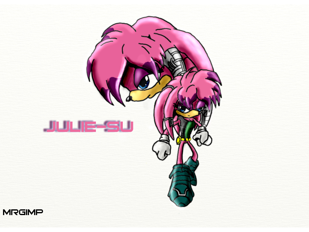 Julie Su The Echidna  Sonic fan art, Sonic the hedgehog, Sonic