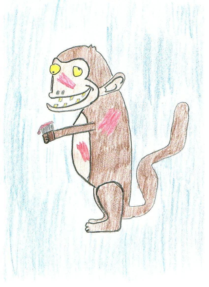 crazy monkey by MrMuffin
