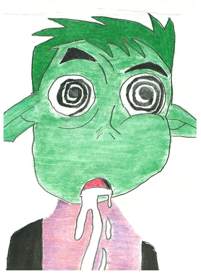 beast boy drooling by MrMuffin