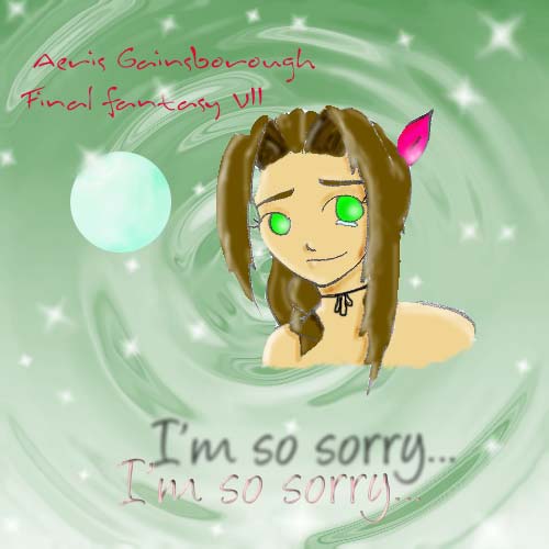 Aerith-Sorry by MrPotatoeHead