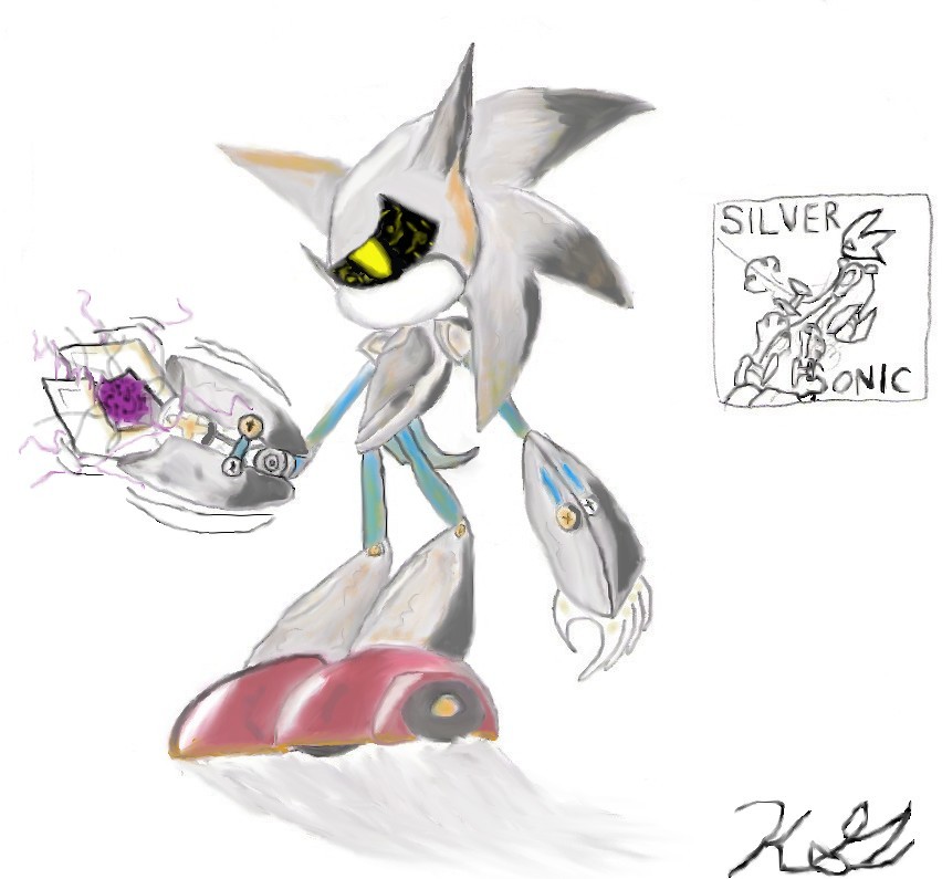 Silver Sonic (My Version) by MrSmileyFace