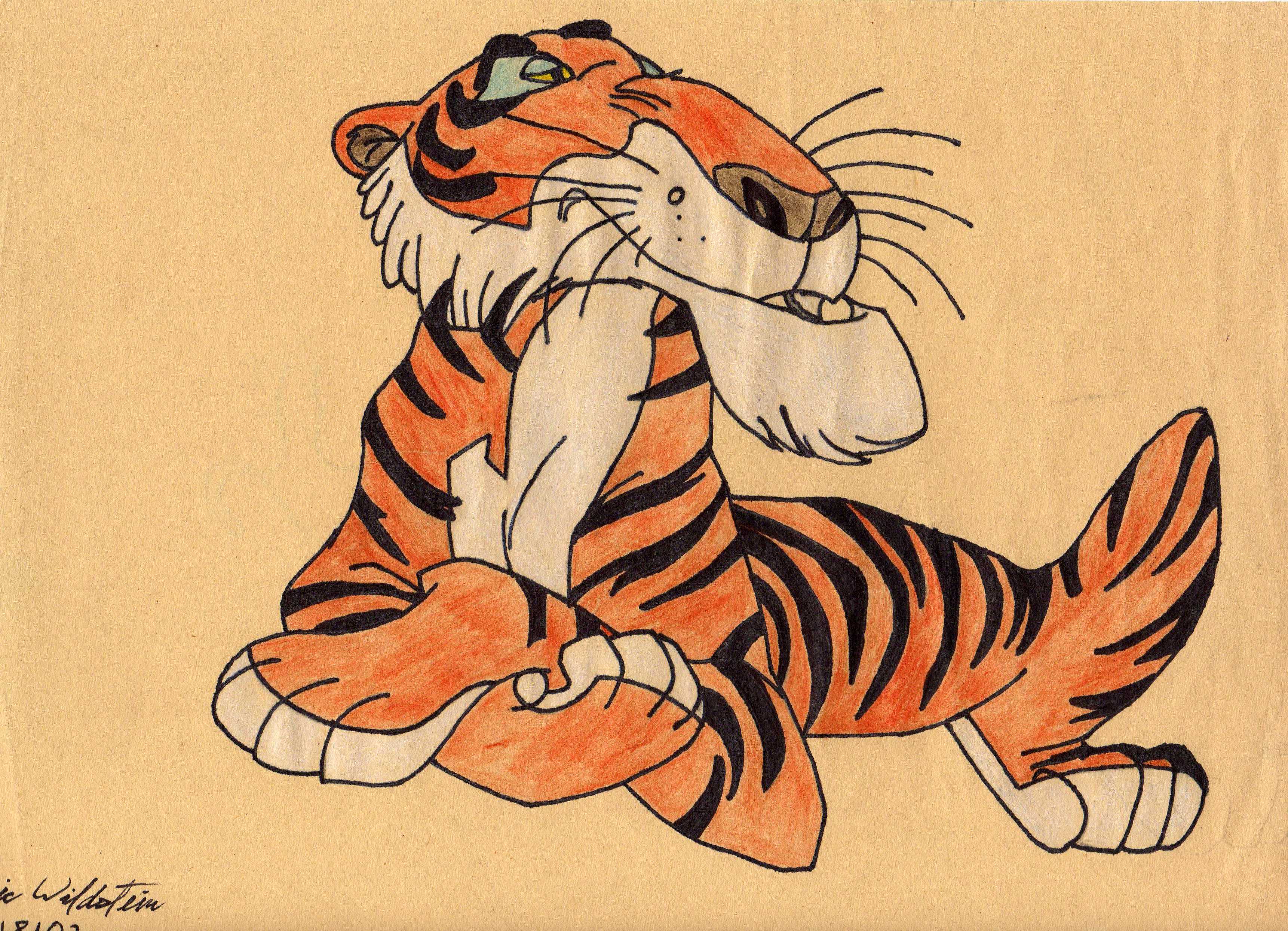 Shere Khan from Disney's The Jungle book by Mrdizzyreed99