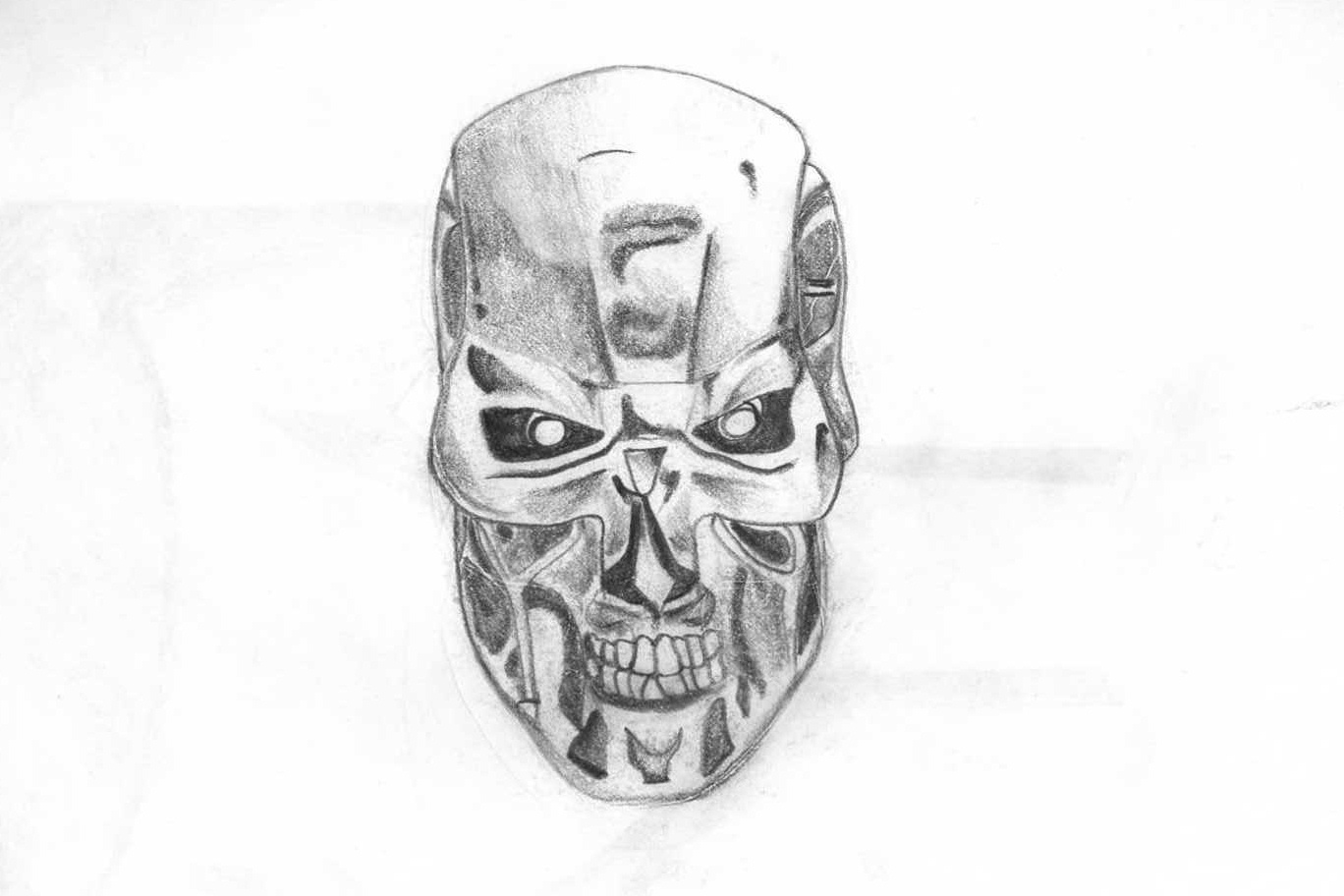 Terminator Skull by Mrdizzyreed99