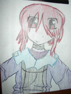 Pretty Scarlet Haired girl by Mrs_Sanji