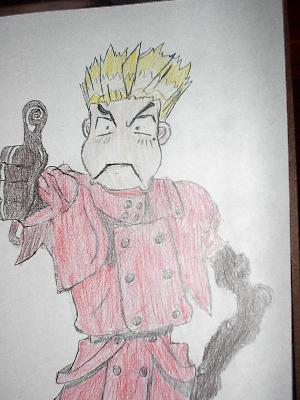 Thumbs up Vash by Mrs_Sanji