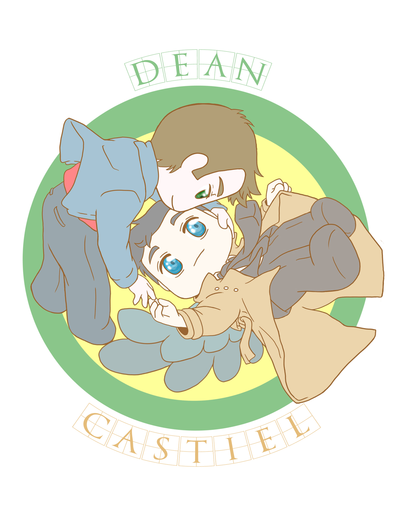 Dean and Castiel by MugenMusouka