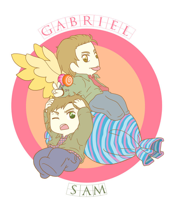 Gabriel and Sam by MugenMusouka