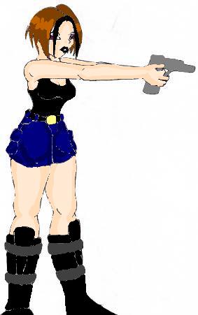Girl with gun by Murderdolly