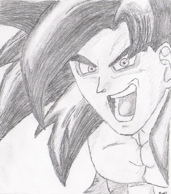 Goku SS4 by Muserelli